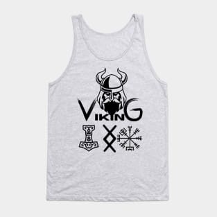 BLACK Viking Warrior Tank Top